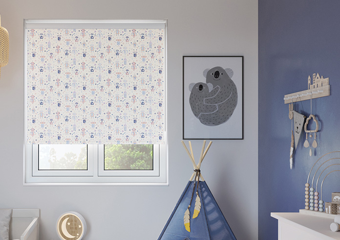 Robots, Creative Orange - Twist&Fit Roller Blind - Image 3